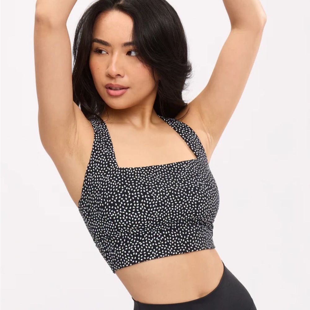Buffbunny revolution sports bra size small onyx black bossy print